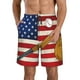 thumbnail image 1 of Fotbe American Flag And Baseball Trajes de Baño Estampados para Hombre, Shorts de Verano de Secado Rápido, Ropa de Playa, Bañadores-3X-Large, 1 of 6
