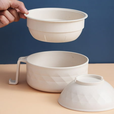 

FensXil Food Storage Bowl With Handle Microwave Ramen Noodle Bowl With Chopsticks Spoons And Fork Perfect For Noodles Ramen Apartment College Dorm Dishwasher