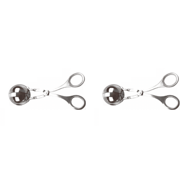 Clip para albóndigas de acero inoxidable 304 para hacer bolas de pescado, herramientas para formar bolas de arroz (S)