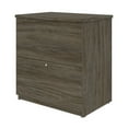 thumbnail image 1 of Bestar Universel 28W Standard Lateral File Cabinet walnut grey, 1 of 2