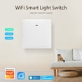 thumbnail image 2 of Temporización On/Off Tuya WIFI Push Button 1/2/3 Gang 2.4G WiFi Smart Light Switch Hugtrwg  Para estrenar, 2 of 9