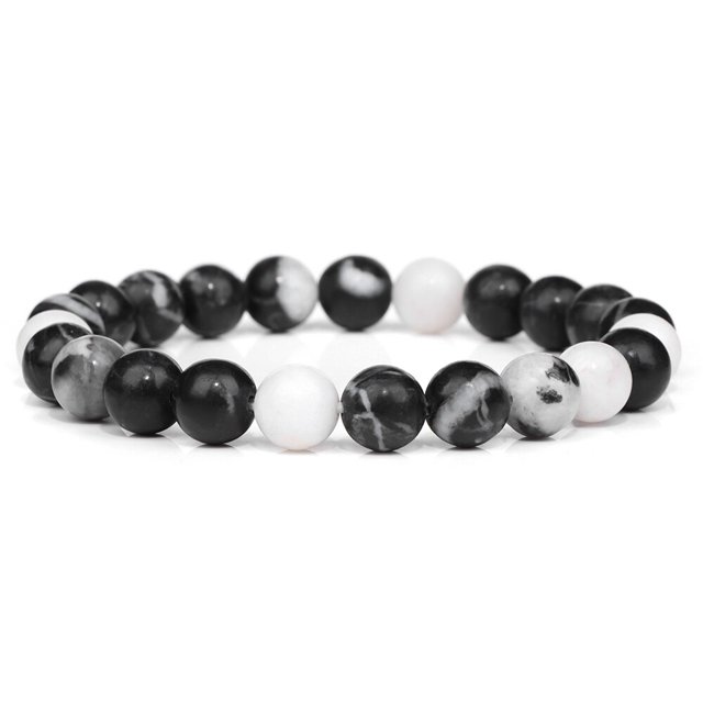 Pulseras de hombre, pulsera de ojo de tigre de energía curativa Natural, brazalete de cuentas de lapislázuli pulido de 8 mm, Pulsera elástica, joyería para mujer Tan Jianjun unisex