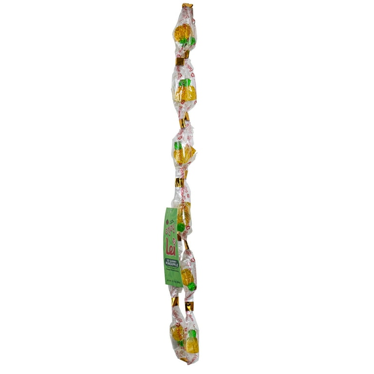 Enjoy 3D Pineapple Gummy Candy Lei (3.4 oz), Contains No Allergens