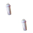 thumbnail image 2 of Botella de Agua Moyic Arcoíris Plástico 550ml 2Conjunto Color Violeta Claro, 2 of 6