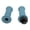 Blue, variant on YAHHU 1 Pair 22mm (0.86 inches) Universal Motorcycle Handlebar Soft Grip Throttle Handle Replacement, Fit for Scooter GY6 50cc 80cc 125c 150cc Motorbike Parts, White