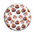 thumbnail image 4 of Spare Tire Cover, Chocolate Strawberry Print Wheel Cover Tire Covers For Trailers Car Truck Camper Universal Tire Covering Fits Diameter14"-17", 4 of 4
