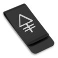 thumbnail image 1 of Stainless Steel Phosphorus Alchemy Symbol Classic Slim Money Clip Credit Card Holder, 1 of 2