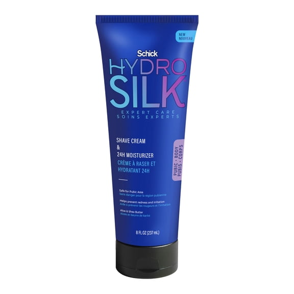 Crema de afeitar e hidratante Schick Hydro Silk para mujer 240 ml