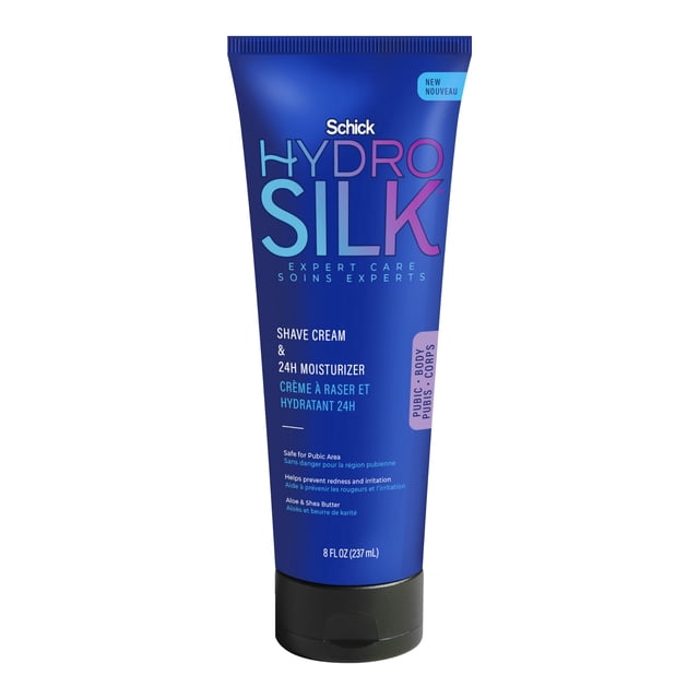Crema de afeitar e hidratante Schick Hydro Silk para mujer 240 ml