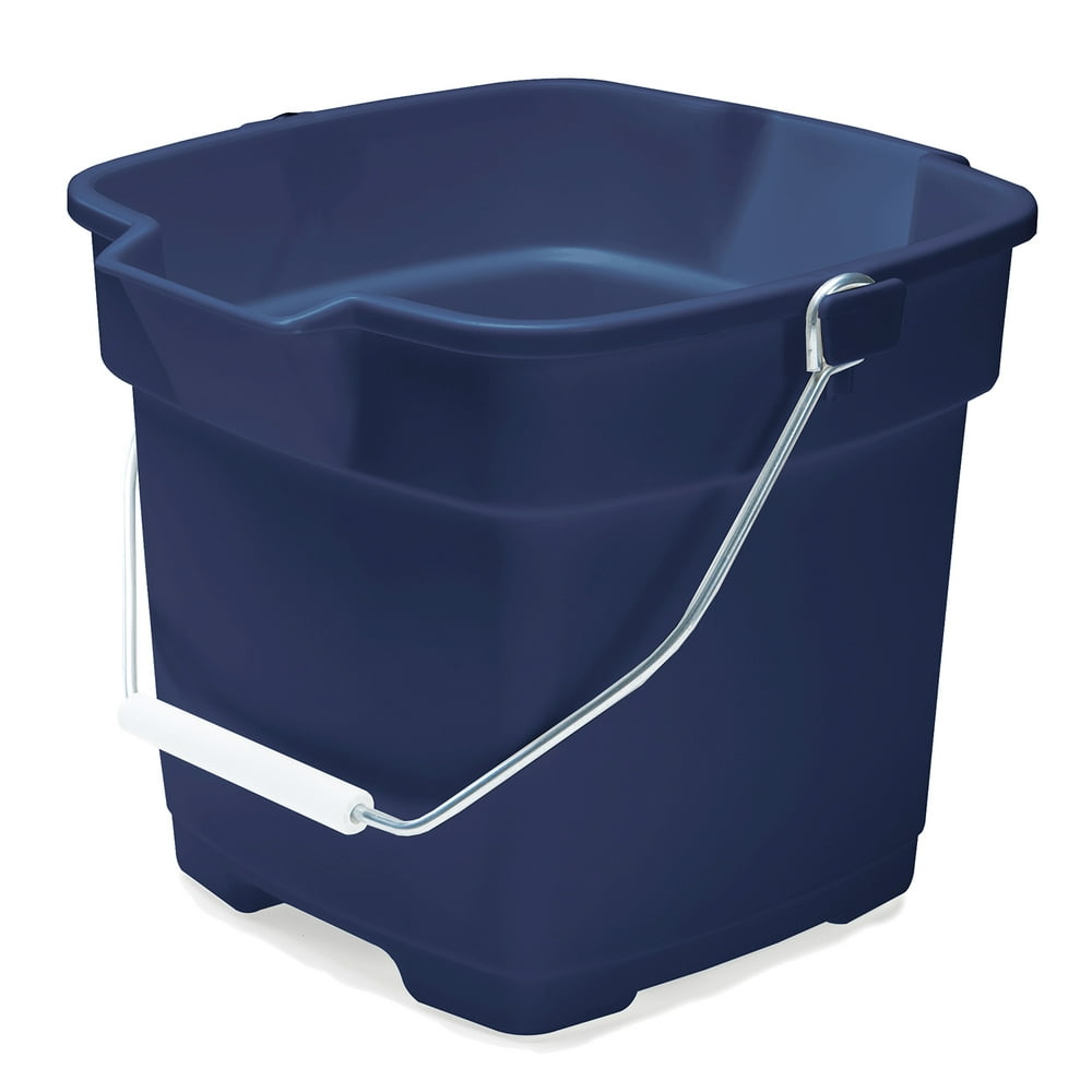 Rubbermaid FG296400ROYBL 12 Qt Royal Blue Plastic Roughneck? Bucket