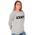 thumbnail image 4 of United States Army Military Plus Size Long Sleeve Graphic Tee Shirt Brisco Brands 2X, 4 of 5
