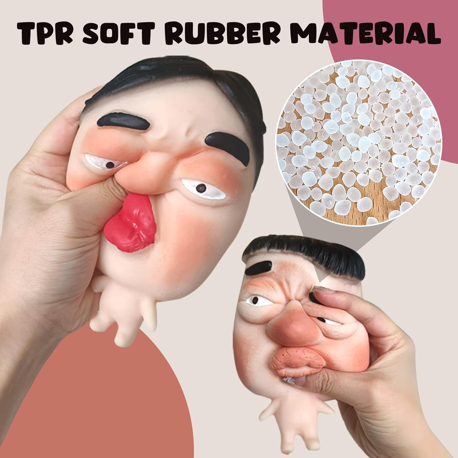 Esterze 2-in-1 Adult Stress Relief Pop Model – Squishy Texture & Refillable Pimple Popping Design with Syringe Applicator, DIY Color Filling for Stress Release