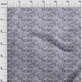 thumbnail image 3 of oneOone Silk Tabby Violet Fabric Animal Skin Quilting Supplies Print Sewing Fabric By The Yard 42 Inch Wide, 3 of 4