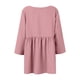 thumbnail image 5 of Puntoco Tops de verano para mujer Moda casual Color sólido Cuello cuadrado Jersey Manga larga Empalme de encaje Top Liquidación Puntoco Puntoco-1770, 5 of 5
