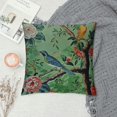 thumbnail image 2 of Creowell Green Chinoiserie Pillow Cover Vintage Bird Flower Throw Pillow Covers Farmhouse Floral Decorative Pillowcase Outdoor  Square Cushion Cover for Couch Sofa Bedroom Decor, 2 of 5