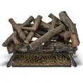 thumbnail image 4 of Bluegrass Living Vented Natural Gas Fireplace Log Set With Remote Control Kit - 24 in. Rustic Oak, 55,000 BTU - Model# BVL24-3-RO, 4 of 5