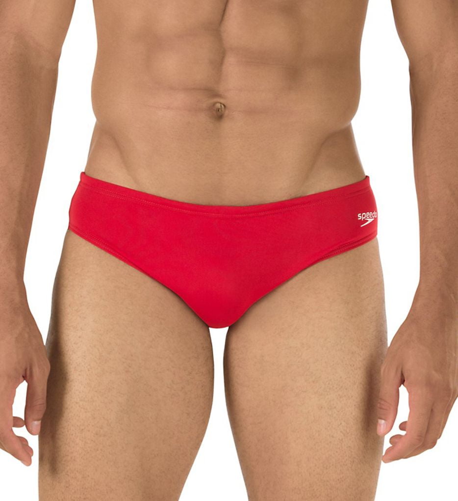 red mens speedo