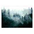 thumbnail image 3 of Tiptophomedecor Landscape Wallpaper Wall Mural - Mountain Forest Dark Green, 3 of 4