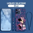 thumbnail image 3 of Funda de Minnie Mouse Disney para Apple iPhone, 15, 14, 13, 12, 11, XS, XR, X, 8, 7, SE Pro, Ultra Max Plus, Mini Liquid, cuerda izquierda, 3 of 5