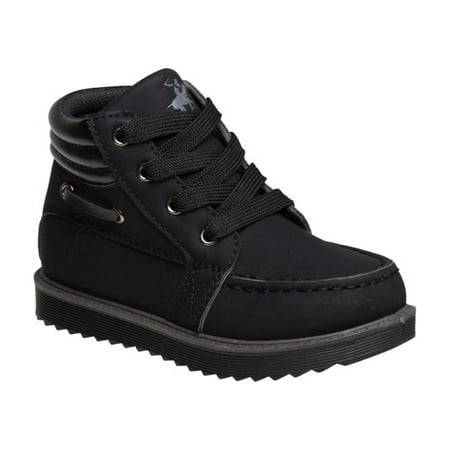 

Beverly Hills Polo Club Little Toddler Boys Casual Boots - Black 6