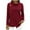 Red, variant on yillto Women Turtleneck Tops Long Sleeve Fashion Blouse Pullover Casual Business Shirts Spring Trendy Outfits