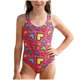 thumbnail image 2 of Odeerbi Traje de Baño de Entrenamiento de Una Sola Pieza de Impresión Del Corazón de Las Niñas de 8-13 Años Traje de Baño de Surf de Playa Seco Rápido Traje de Baño Sin Mangas de Verano, 2 of 8