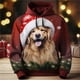 thumbnail image 5 of Sudadera con capucha navideña para hombre, sudadera con estampado 3D de animales, sudadera de manga larga, sudaderas casuales de gran tamaño para hombre, sudaderas con capucha, ropa, 5 of 5
