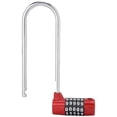 thumbnail image 4 of Zinc Alloy U shape Combination Digit Password Code Lock Extra Long Cabinet Door Padlock, 4 of 9