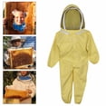 thumbnail image 2 of Traje de mono para niños Traje de protección con diseño de cremallera y capucha para niños Ropa de cuidador de abejas para niños pequeños Cubiertas para muebles de jardín amarillo METRO Bewildely HA5412-01B, 2 of 6
