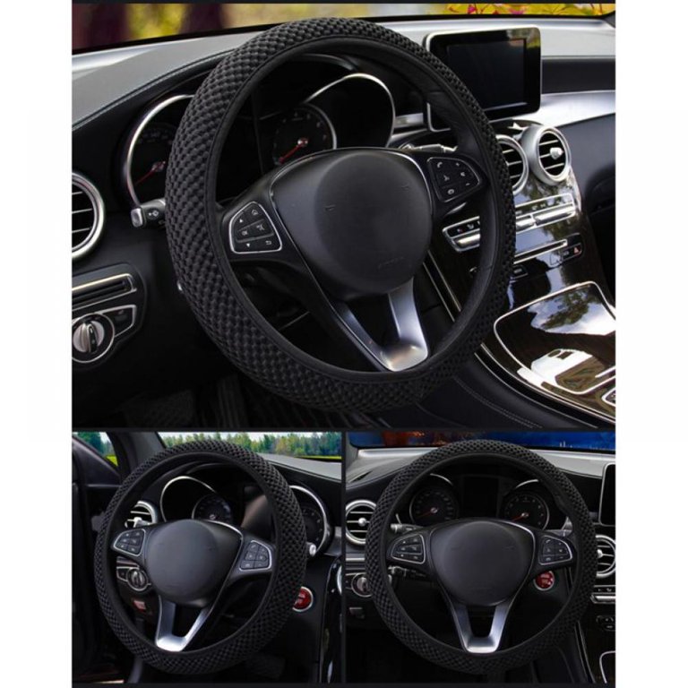 Halloween Spider Web Head Steering Wheel Cover, Universal 14.5-15 Inch Car  Wheel Protector, Anti-Slip Car Steering Wheel Accessories For Men And Women