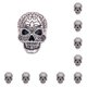 thumbnail image 2 of Minnieouse Broches para mujer Punk Rock con diamantes de imitación Joyería moderna de Halloween Estilo esqueleto Ropa de diseño hueco para Homme Party plata antigua 10piezas Minnieouse CBP193369, 2 of 4