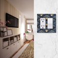 thumbnail image 5 of Yayeee Rocker Switch Wall Plate 1-Gang 4.6"x2.9" Home Decorative Outlet Cover, Elegance Art Pattern, 5 of 6