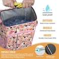 thumbnail image 2 of Travel Cooler Bag - Pink Beagle and Flower Camping Beer Cooler Backpack with Bottle Opener- Waterproof Insulated Picnic Backpacks - Cooler Bag for Beach, 2 of 6