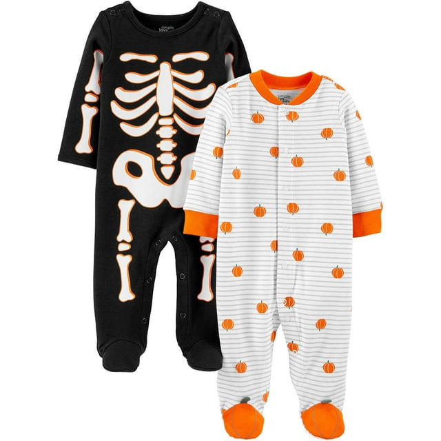 Baby Sleep and Play Simple Joys de Carter's Halloween, paquete de 2