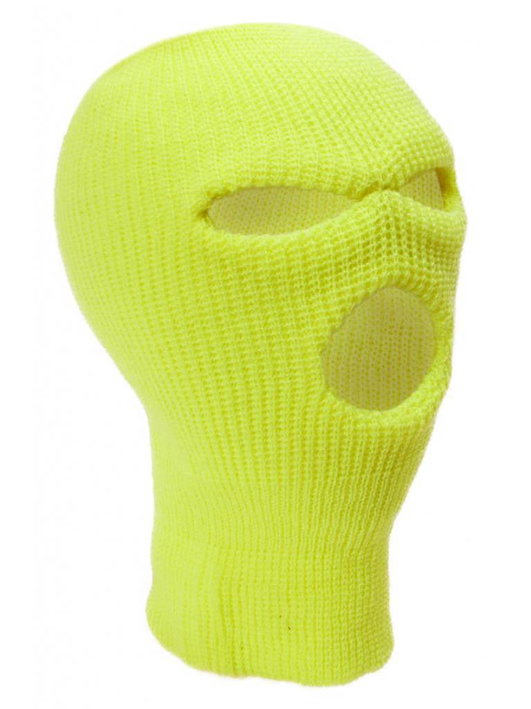 3Hole Ski Mask 12Pack Neon Yellow Walmart Canada