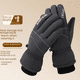 thumbnail image 1 of Guantes de esquí para hombre, resistentes al frío, con forro polar, gruesos, a prueba de viento, con pantalla táctil, para montañismo, motocicleta, conducción al aire libre, guantes cálidos de, 1 of 5