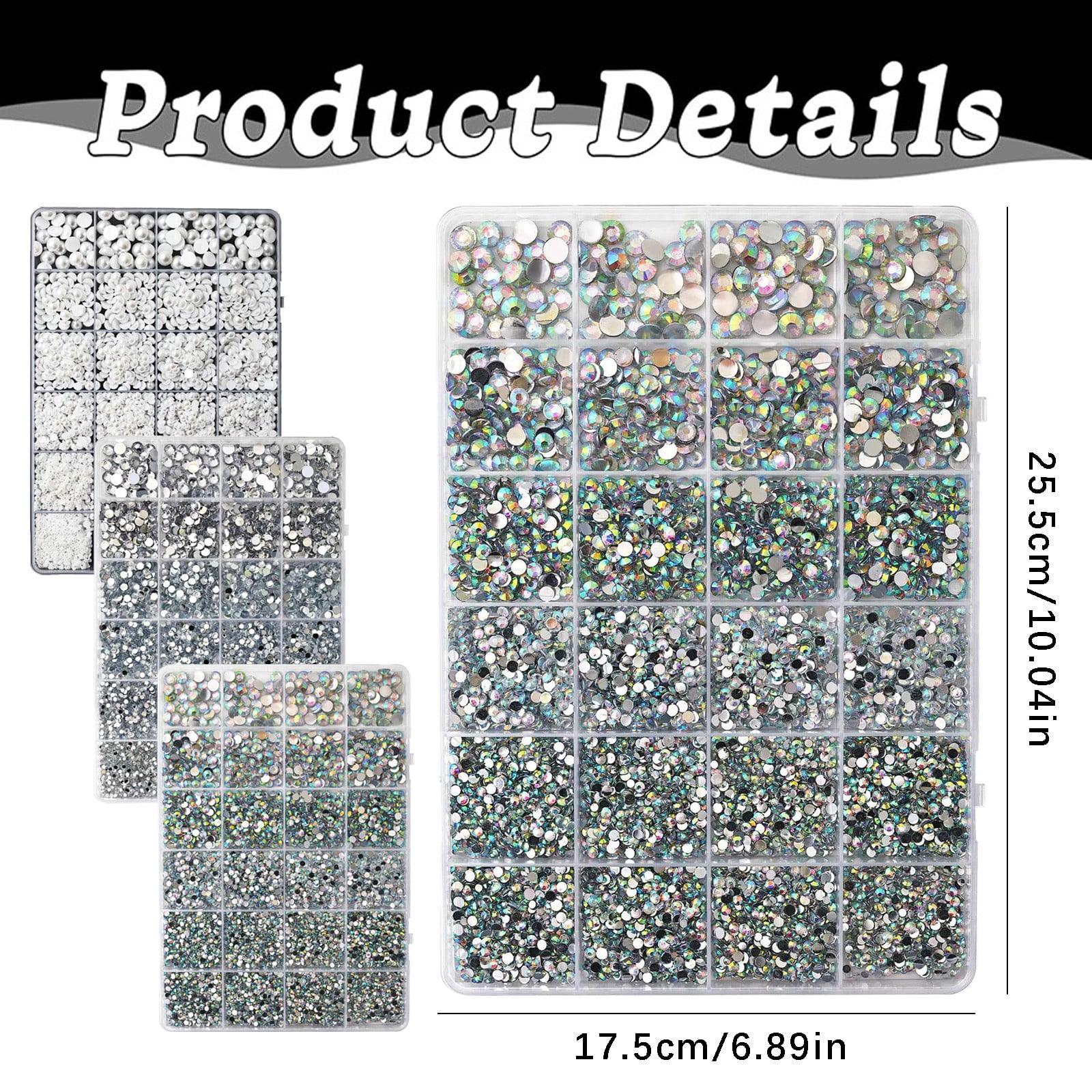 Bedazzler Kit with Rhinestones for Bedazzling,Bedazzlings Kit Rhinestones,Resin Flat Back Flatback Nails Charm Nails Art Accessories Texture for Bedazzled Nail Crafting Makeup,crystal ab rhinestones