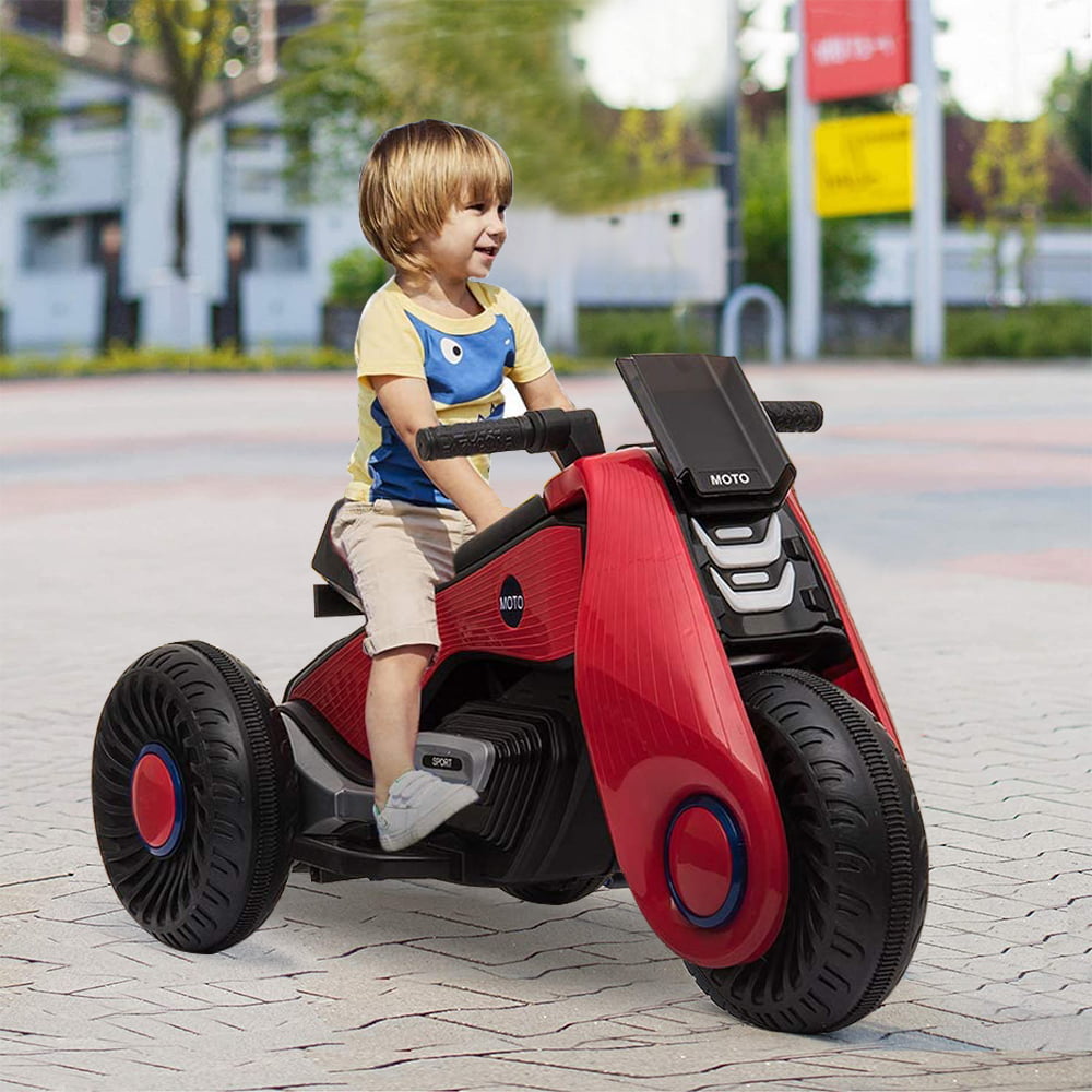 Enyopro Red 6 V Motorcycle Powered Ride-On