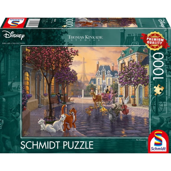 Rompecabezas Schmidt Thomas Kinkade Los Aristogatos 1000 piezas