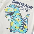 thumbnail image 5 of Toddler Kids Baby Boys Summer Cartoon Cute And Camouflage T-Shirts Dinosaur Short Sleeve Crewneck Tops Tee Clothes Child Clothing Streetwear Dailywear Outwear, 5 of 7