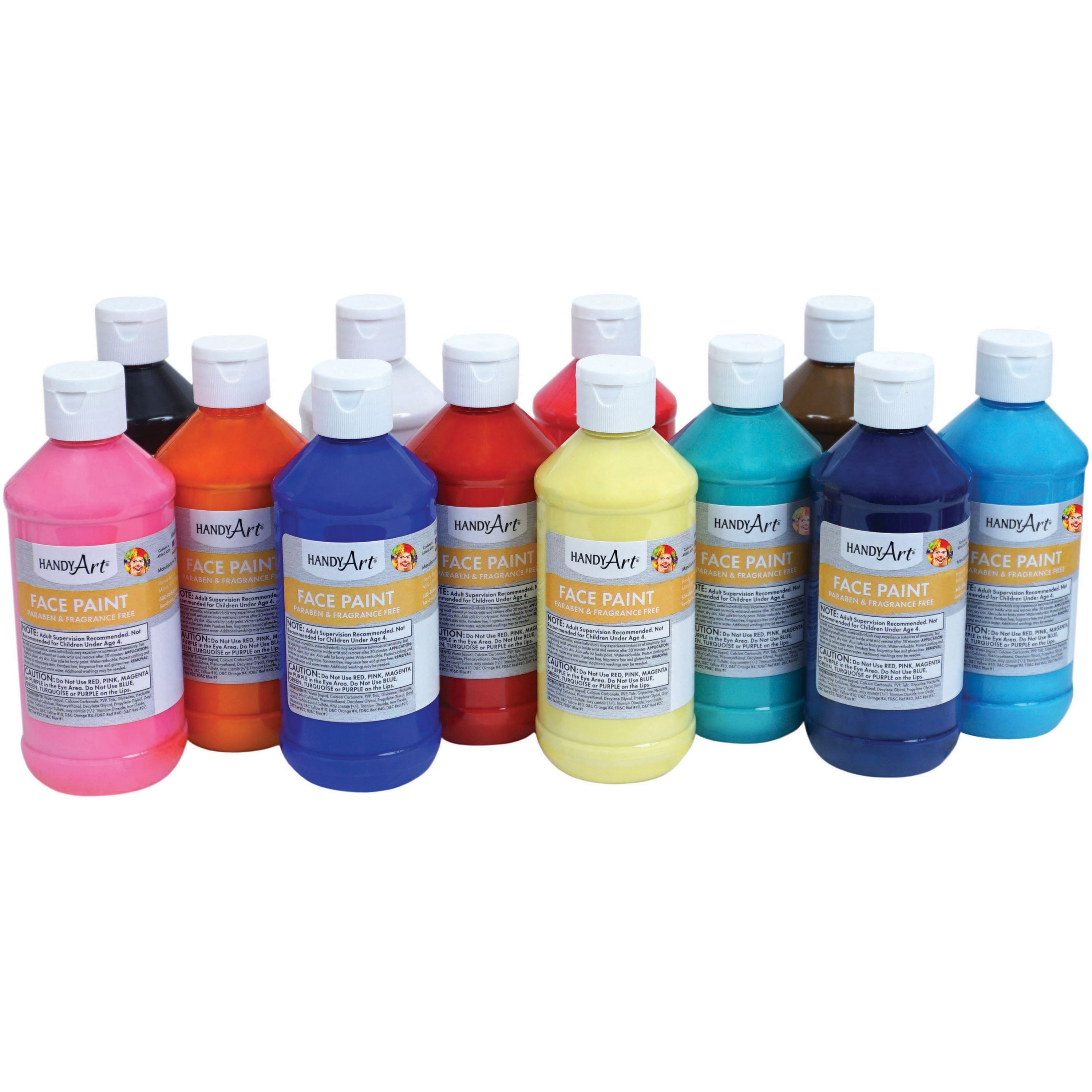 Handy Art, HAN882560, Face Paint, 12 / Set