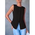 thumbnail image 6 of PRETTYGARDEN Women's Suit Vest Tops Summer Dressy Casual Business Button Sleeveless Trendy Fashion Blazer Waistcoat, 6 of 6