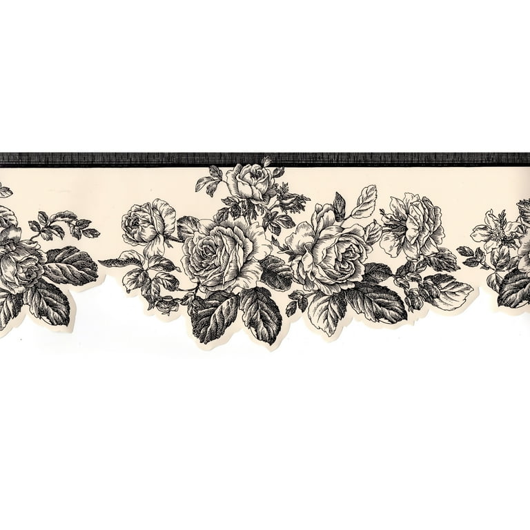 Black Lace Wallpaper Border