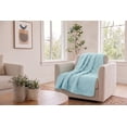 thumbnail image 7 of Therapedic Home Solutions Cozy Cool Oversized Cooling Throw Blanket, Summer Cool and Chilling Blue Throw, 7 of 7