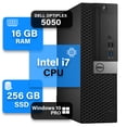 thumbnail image 1 of Dell Optiplex Ordinateur de Bureau / Intel Core i7 6e Gén / 16 Go RAM / 256 Go SSD / Windows 10 Pro / Noir / Remis à Neuf, 1 of 3