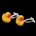 thumbnail image 6 of Cute Yellow Cufflinks Fashion Mens Shirt Jewelry Wedding party for children Accessories, 6 of 9