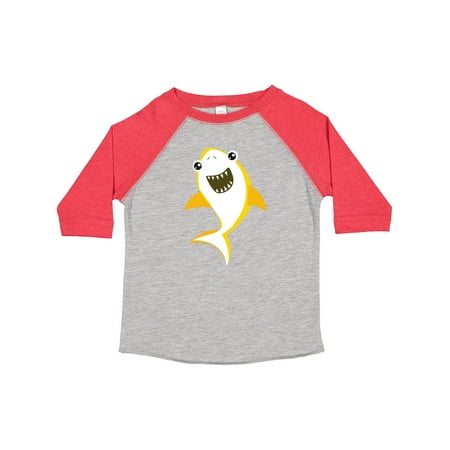 

Inktastic Cute Shark Little Shark Yellow Shark Sea Animal Gift Toddler Boy or Toddler Girl T-Shirt