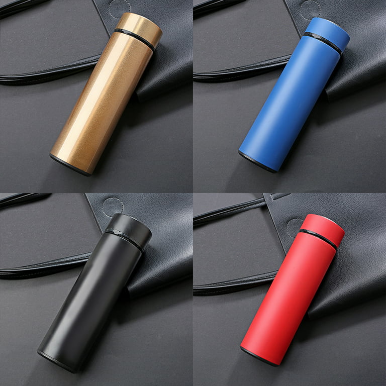 Stainless Steel Sports Water Bottle with LED Temperature Display