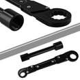 thumbnail image 4 of Double Headed Pipe Wrench Double Headed Tire Socket Wrench Water Pipe Repair Set Stop Wrench Kit, 4 of 10