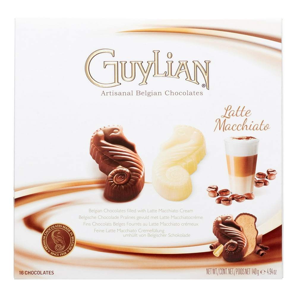 Guylian Belgian 16Piece Latte Macchiato Chocolate Seahorse Truffles, 4